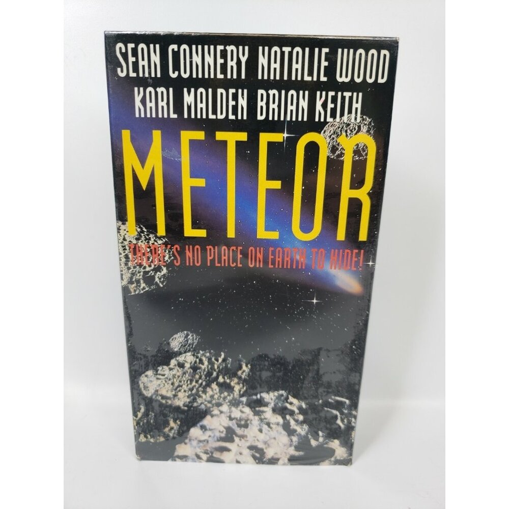 Meteor VHS 1993 Sean Connery Karl Malden Natalie Wood Cult Sci-Fi Disaster Film